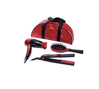 Ardes - Kit de utensilios para el cabello 8secador, plancha, cepillo y funda)