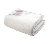 Ardes Medicura AR4022 - Calentador de cama matrimonial 100% pura lana, 150 x 160 cm, blanco