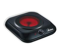 ARDES Placa Eléctrica para Cocinar en Vitrocerámica 5 Niveles de Potencia Compatible con Todas las Ollas Hornillo de Camping Eléctrico Portátil AR1F401