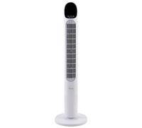 ARDES Ventilador en Columna Altura Torre 100 cm de Oscilación Automática con Telemando y Panel de Control Digital con 3 Intensidades y Temporizador Ventilador Torre Blanco AR5T1000