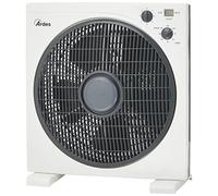 ARDES Ventilador Portátil Cuadrado Refrescante de Suelo o Mesa con 5 Aspas y 3 Niveles de Intensidad Rotación 360 Grados y Temporizador Ventilador de Suelo Blanco Box Floor AR5B29
