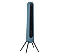 ARDES Ventilador Torre ROCKET Digital Altura Variable Ventilador Vertical 3 Velocidades con 2 Set Patas Intercambiables para Doble altura Control Remoto + Temporizador 9h y Manija Verde Salvia