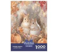 Ardilla 1000 Piezas Rompecabezas Juego De Familia Impresionante Maravilloso Puzzle Juego De Desafío Único para Regalos De Viaje, Presente 52x38cm/1000pcs