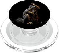 Ardilla Animales Salvajes Bosque Arte Animal Ardilla PopSockets PopGrip para MagSafe