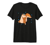 Ardilla Corriendo Árbol Roedor Camiseta Premium