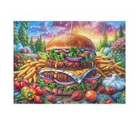 Ardilla del Bosque Colorida Puzzle 500 Piezas Papel Mayores Acompañamiento de Mascotas Fantástico Terapia Ocupacional Alivio Estrés Tiempo Libre En Casa Regalo Original 500 PCS