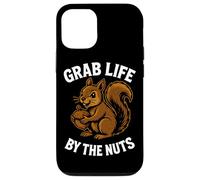 Ardilla divertida de Grab Life By The Nuts Carcasa para iPhone 12/12 Pro