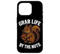 Ardilla divertida de Grab Life By The Nuts Carcasa para iPhone 16 Pro