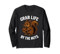 Ardilla divertida de Grab Life By The Nuts Manga Larga
