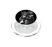 Ardilla Divertida Guitarra Rock Música Animal Arte Ilustración PopSockets PopGrip para MagSafe