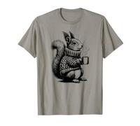 Ardilla, Dulce Animal de Bosque de Invierno de Otoño Camiseta