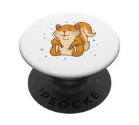 Ardilla es Feliz Árbol Roedor PopSockets PopGrip Adhesivo