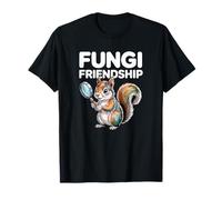 Ardilla Explorador Naturaleza De Dibujos Animados Animales Árbol Curioso Camiseta