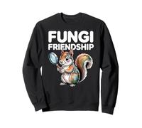 Ardilla Explorador Naturaleza De Dibujos Animados Animales Árbol Curioso Sudadera