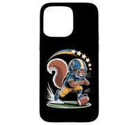 Ardilla Fútbol Touchdown Five Stars Play Carcasa para iPhone 15 Pro MAX