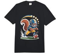 Ardilla Fútbol Touchdown Five Stars Play Comfort Colors Adult Heavyweight T-Shirt