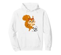 Ardilla Jugando fútbol fútbol Ardillas para niños Sudadera con Capucha