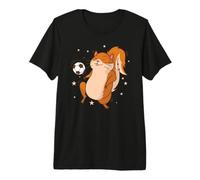 Ardilla Jugando Soccer Tree Roedor Camiseta Premium