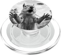 Ardilla Loca ama Las Selfies con ovnis extraños galácticamente PopSockets PopGrip para MagSafe