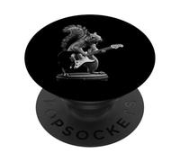 Ardilla Mecedora Tocando Guitarra eléctrica Vintage año Nuevo PopSockets PopGrip Adhesivo