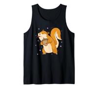 Ardilla peleando árbol roedor Tuerca Camiseta sin Mangas