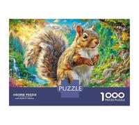 Ardilla Puzzle 1000 Piezas para La Familia-Rompecabezas Difícil, Apto para Adultos Y Adolescentes A Partir De 14 Años 70x50cm/1000pcs