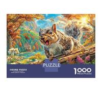 Ardilla Puzzle 1000 Piezas para La Familia-Rompecabezas Difícil, Apto para Adultos Y Adolescentes A Partir De 14 Años 70x50cm/1000pcs