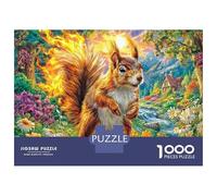 Ardilla Puzzle 1000 Piezas para La Familia-Rompecabezas Difícil, Apto para Adultos Y Adolescentes A Partir De 14 Años 38x26cm/1000pcs