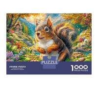 Ardilla Rompecabezas 1000 Piezas,Puzzle Difícil para La Familia - Tiempo De Calidad Y Diversión 70x50cm/1000pcs