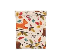 Ardilla y otoño, Squeeze Top Wallet Bolsa de Almacenamiento para Mujer Monedero pequeño Bolsa de Cambio