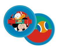 ARDITEX Atrapa la bola infantil Mickey Mouse - juego al aire libre con discos con velcro y pelota - perfecto para playa, parque o jardín - para niños a partir de 3 años