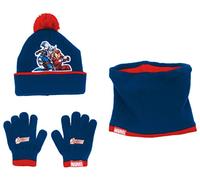 ARDITEX AV14798 Set de Guantes mágicos, Gorro y Buff de Punto de Marvel-Vengadores