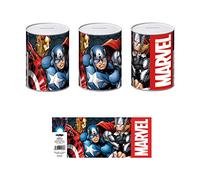 ARDITEX AV15608 Hucha de Metal de 7.5x7.5x10 cm. de Marvel-Vengadores