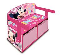 Minnie Mouse - Banco, pupitre y caja de juguetes 3 en 1