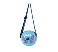 ARDITEX Bolso Bandolera Redondo de 16x16x3cm de Lilo & Stitch