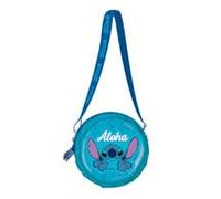 ARDITEX Bolso Bandolera Redondo de 16x16x3cm de Lilo & Stitch