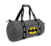 ARDITEX - Bolsa de Deporte Batman 47x28x28cm - Diseño Gris con Logo clásico - Ideal para Gimnasio, Viaje o Uso Diario - Licencia Oficial DC Comics