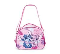 ARDITEX - Bolsa térmica infantil de Disney Ángela de Stitch - 26x21x11cm - Color rosa - Perfecto para niñas - Ideal para la guardería, el colegio y la escuela