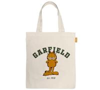 ARDITEX - Bolsa Tote de Algodón 37x41cm - Garfield con Frase “I Am Not Lazy I Am On Energy Saving Mode” - Ecológica y Reutilizable - Licencia Oficial Garfield