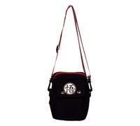ARDITEX - Bolso bandolera de 12.5x7x17 cm con cinta ajustable y bolsillo - diseño Dragon Ball negro y naranja - 100% poliéster - licencia oficial