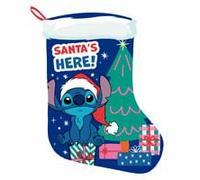 ARDITEX Calcetín de Navidad Papa Noël de 42x32cm de Lilo & Stitch