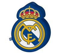 ARDITEX Clubes-Real Madrid Cojín Bordado con Forma 37.5x28x4 cm Oficial RM17499