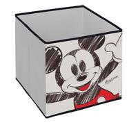 ARDITEX Contenedor - Organizador Textil con Forma de Cubo Plegable de 31x31x31cm de Mickey