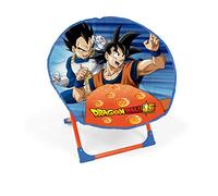 ARDITEX Silla Redonda Plegable Dragon Ball, Silla Infantil de Luna, Ø 50 cm