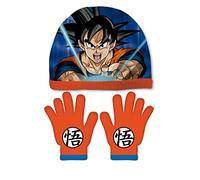 ARDITEX DB15460 Set de Guantes mágicos y Gorro de poliéster de TOEY-Animation-Dragon Ball