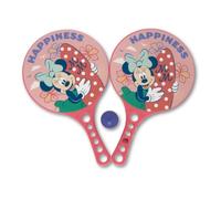Arditex Disney Minnie Mouse Set de Palas de Playa con Pelota para Niños, 2 Palas 21,5x35 cm y Pelota 4 cm, Plástico PP