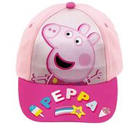 ARDITEX Gorra Peppa Pig Infantil para Playa o Piscina | Gorra Ajustable para Niñas de 3 a 5 años