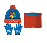 ARDITEX HP15737 Set de Guantes mágicos, Gorro y Buff de Punto de WARNER BROSS-Harry Potter
