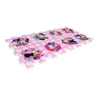 ARDITEX - Juego de Alfombra en Forma de Puzzle Fabricado de Foam de Disney Minnie y Daisy - 111x57cm - Color Rosa