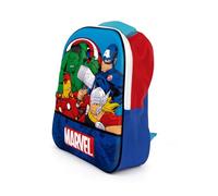 ARDITEX - Mochila infantil 3D de Marvel Avengers - 26x32x10cm - Color Azul - Perfecta para niños - Ideal para la guardería, el colegio y la escuela
